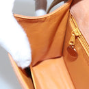 CHANEL Hand Bag Suede Beige Gold CC Auth bs21838-24