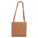 CHANEL Hand Bag Suede Beige Gold CC Auth bs21838-2