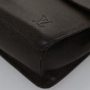 LOUIS VUITTON Taiga Selenga Clutch Bag Grizzly M30788 LV Auth bs21845-10