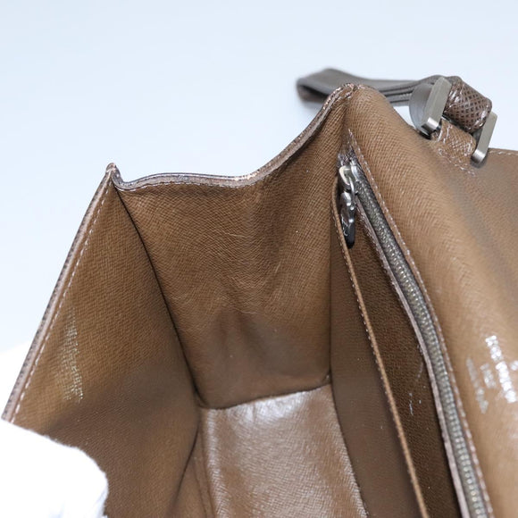 LOUIS VUITTON Taiga Selenga Clutch Bag Grizzly M30788 LV Auth bs21845