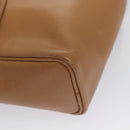 HERMES Jockey Shoulder Bag Leather Beige Gold Auth bs21856-15