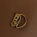 HERMES Jockey Shoulder Bag Leather Beige Gold Auth bs21856-17