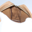 HERMES Jockey Shoulder Bag Leather Beige Gold Auth bs21856-19