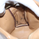 HERMES Jockey Shoulder Bag Leather Beige Gold Auth bs21856-20