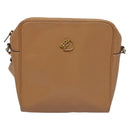 HERMES Jockey Shoulder Bag Leather Beige Gold Auth bs21856-13