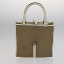 GUCCI GG Supreme Bag Canvas PVC 2Set Beige Auth bs21866-2
