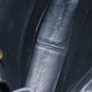 CHANEL COCO Mark Tote Bag Caviar Skin Black Gold CC Auth bs21869-15