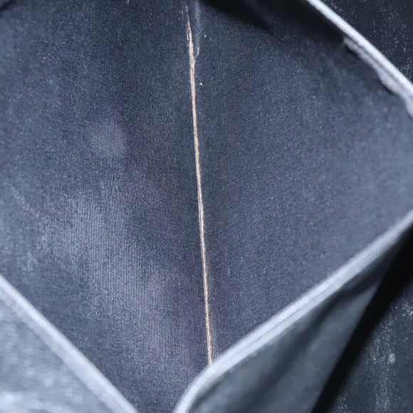 CHANEL COCO Mark Tote Bag Caviar Skin Black Gold CC Auth bs21869