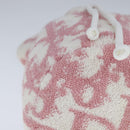 Christian Dior Purse Pouch Pile Pink White Auth bs21872-7