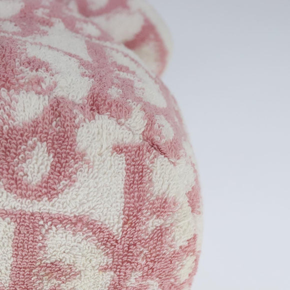 Christian Dior Purse Pouch Pile Pink White Auth bs21872