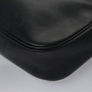 Christian Dior Shoulder Bag Leather Black Gold Auth bs21873-11