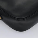 Christian Dior Shoulder Bag Leather Black Gold Auth bs21873-12