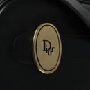 Christian Dior Shoulder Bag Leather Black Gold Auth bs21873-14