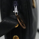 Christian Dior Shoulder Bag Leather Black Gold Auth bs21873-15