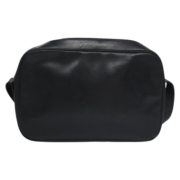 Christian Dior Shoulder Bag Leather Black Gold Auth bs21873