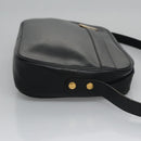 Christian Dior Shoulder Bag Leather Black Gold Auth bs21873-4