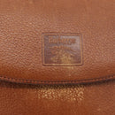 Burberrys Shoulder Bag Leather Brown gold Auth bs21879-17