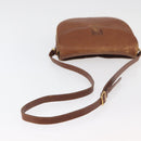 Burberrys Shoulder Bag Leather Brown gold Auth bs21879-7