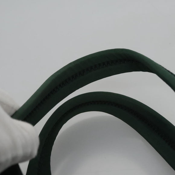 PRADA Hand Bag Nylon Green Auth bs21888
