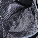 PRADA Tote Bag Nylon Black Silver Auth bs21891-20