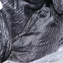 PRADA Tote Bag Nylon Black Silver Auth bs21891-21