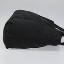 PRADA Tote Bag Nylon Black Silver Auth bs21891-3