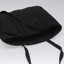 PRADA Tote Bag Nylon Black Silver Auth bs21891-6