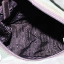 PRADA Hand Bag Nylon Green Silver Auth bs21896-10