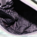 PRADA Hand Bag Nylon Green Silver Auth bs21896-20