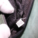 PRADA Hand Bag Nylon Green Silver Auth bs21896-11