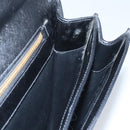 PRADA Business Bag Safiano leather Black Gold Auth bs21898-19