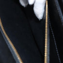 PRADA Business Bag Safiano leather Black Gold Auth bs21898-25