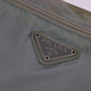 PRADA Shoulder Bag Nylon Light Blue Gray Silver Auth bs21902-17