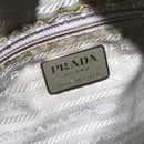 PRADA Shoulder Bag Nylon Light Blue Gray Silver Auth bs21902-18