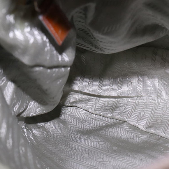 PRADA Shoulder Bag Nylon Light Blue Gray Silver Auth bs21902