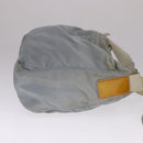 PRADA Shoulder Bag Nylon Light Blue Gray Silver Auth bs21902-4