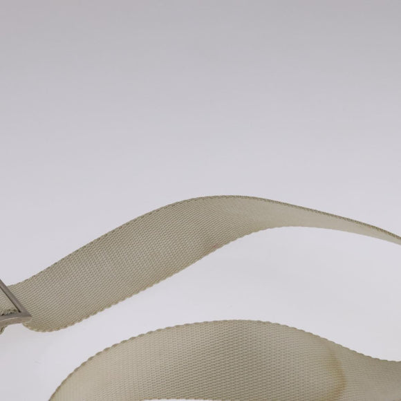 PRADA Shoulder Bag Nylon Light Blue Gray Silver Auth bs21902