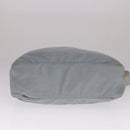PRADA Shoulder Bag Nylon Light Blue Gray Silver Auth bs21902-5