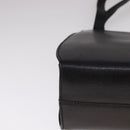 Salvatore Ferragamo Shoulder Bag Leather Black Gold Auth bs21904-10