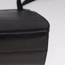 Salvatore Ferragamo Shoulder Bag Leather Black Gold Auth bs21904-11