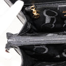 Salvatore Ferragamo Shoulder Bag Leather Black Gold Auth bs21904-18