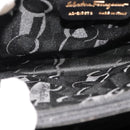 Salvatore Ferragamo Shoulder Bag Leather Black Gold Auth bs21904-20