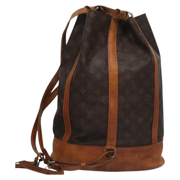 LOUIS VUITTON Monogram Randonnee GM Shoulder Bag M42244 LV Auth bs21916