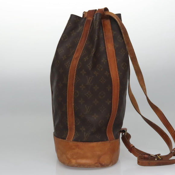 LOUIS VUITTON Monogram Randonnee GM Shoulder Bag M42244 LV Auth bs21916