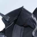 Poro Ralph Lauren Hand Bag Leather Black Silver Auth bs21919-20