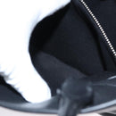 Poro Ralph Lauren Hand Bag Leather Black Silver Auth bs21919-26