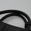 Poro Ralph Lauren Hand Bag Leather Black Silver Auth bs21919-8