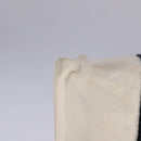 HERMES Bora Bora PM Tote Bag Canvas White Black Silver Auth bs21949-9