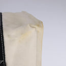 HERMES Bora Bora PM Tote Bag Canvas White Black Silver Auth bs21949-17