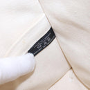 HERMES Bora Bora PM Tote Bag Canvas White Black Silver Auth bs21949-19